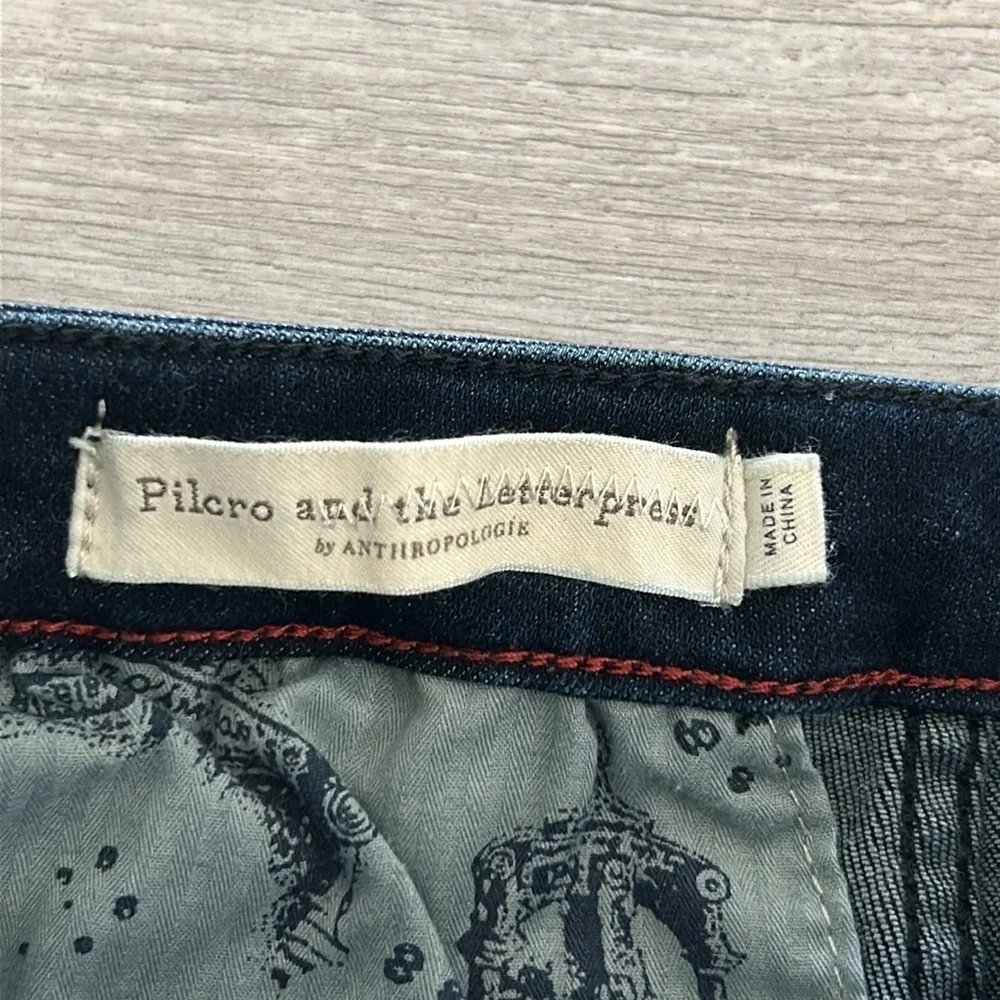 Anthropologie Pilcro high rise denim legging capri size 25 petite